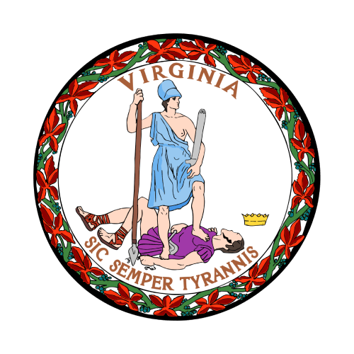 virginia State of Virginia, City of Chesapeake logo